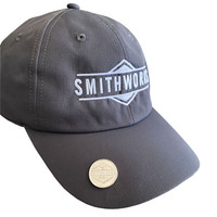 Das Bild zeigt ein SmithWorks® Summer Sportscap with magnetic ballmarker grey