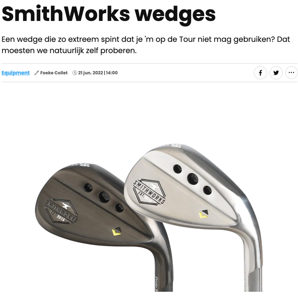This picture shows a Wedge Product test of Golfers Magazine