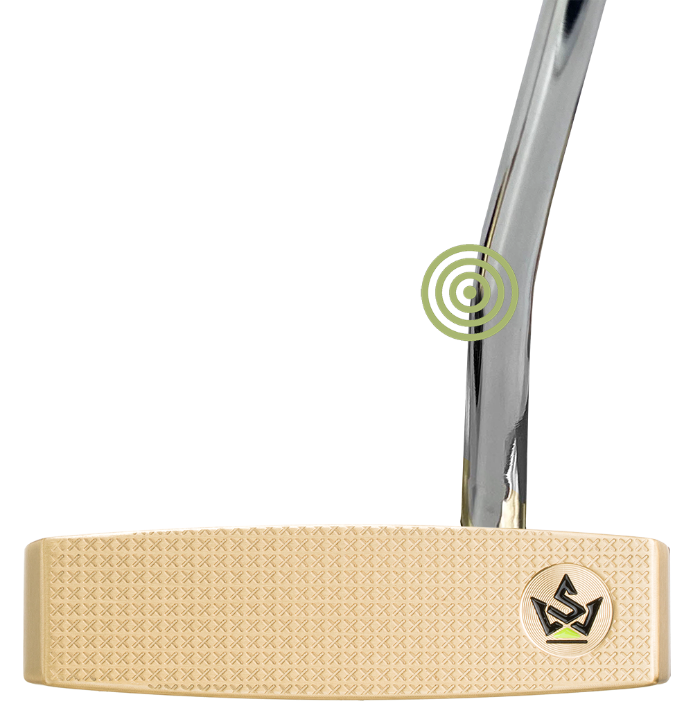 This picture shows the SmithWorks putter steel shaft