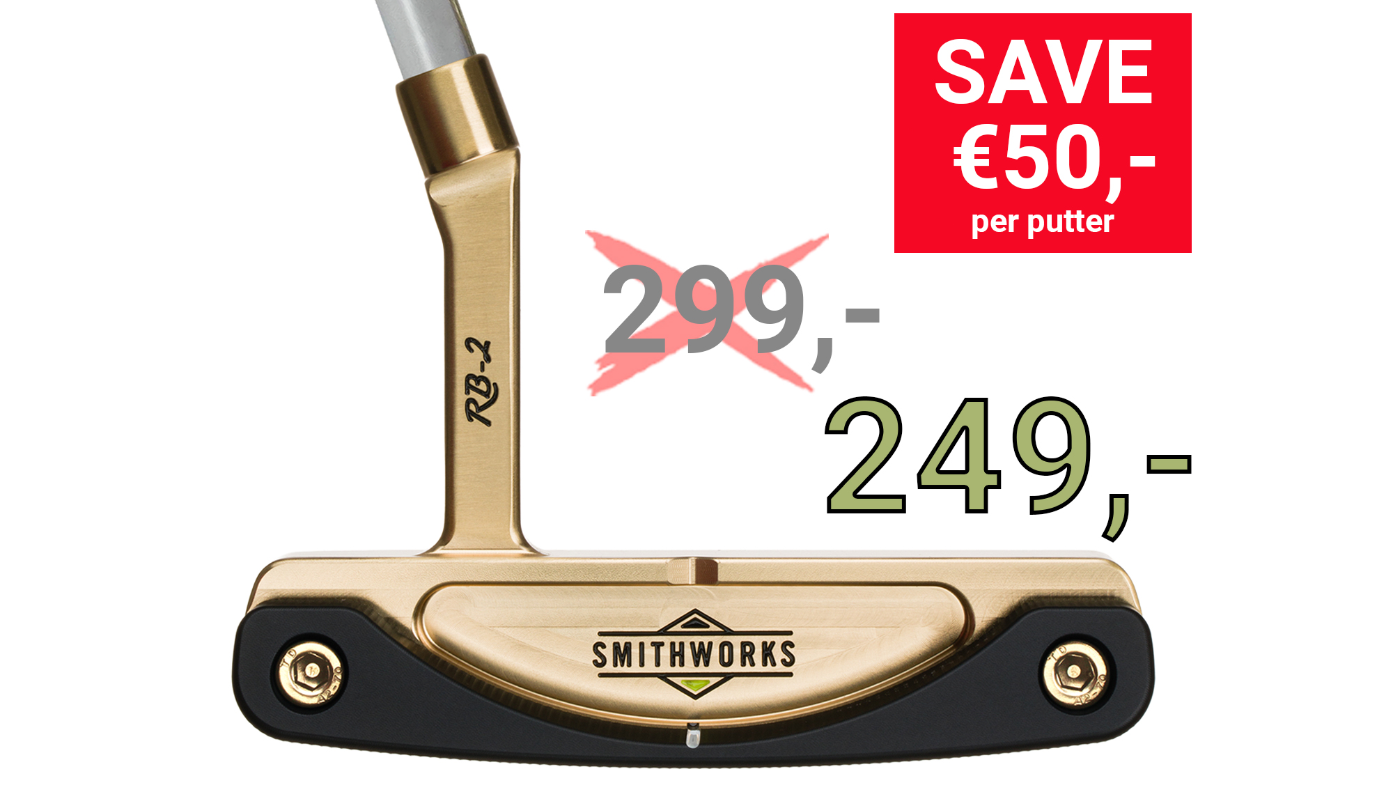 SmithWorks Rolas Putter Series This picture shows a SmithWorks Rolas Putter Series