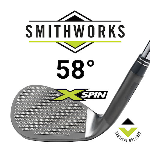 XSPIN Wedges with 58 degrees loft SmithWorks® Golf 2024/05/15